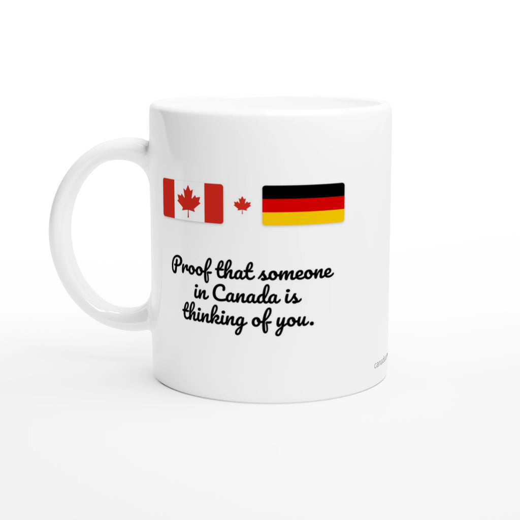 Canada and Germany Flag Mug: Proof Someone in Canada Is Thinking of You, view 6