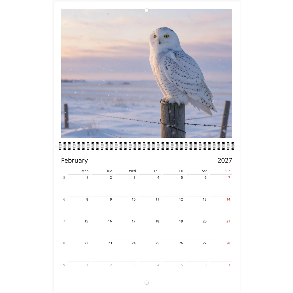 Wild Canada 2027 Wildlife Wall Calendar, Canada and USA Edition, view 8