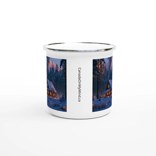 Cabin Life Enamel Camp Mug, view 2