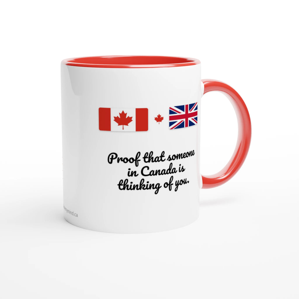 Canada and UK Flag Mug: Proof Someone in Canada Is Thinking of You, view 8