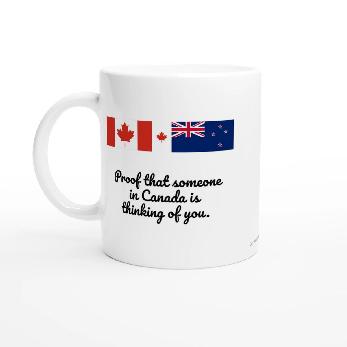 Canada and New Zealand Flag Mug: Proof Someone in Canada Is Thinking of You, view 3