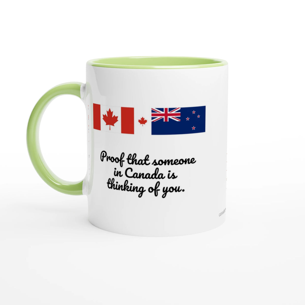 Canada and New Zealand Flag Mug: Proof Someone in Canada Is Thinking of You, view 4