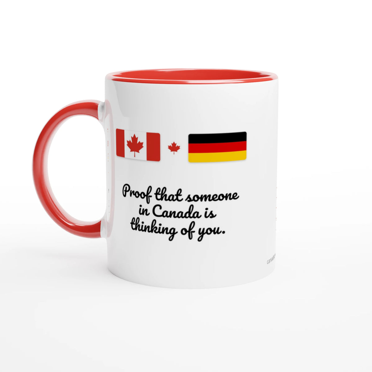 Canada and Germany Flag Mug: Proof Someone in Canada Is Thinking of You, view 4