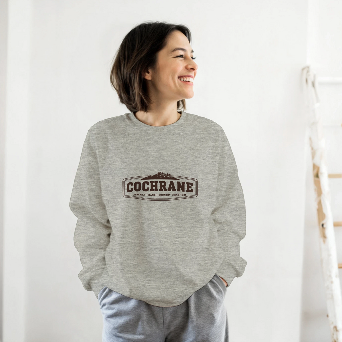 Cochrane Alberta Crewneck Sweatshirt, view 9