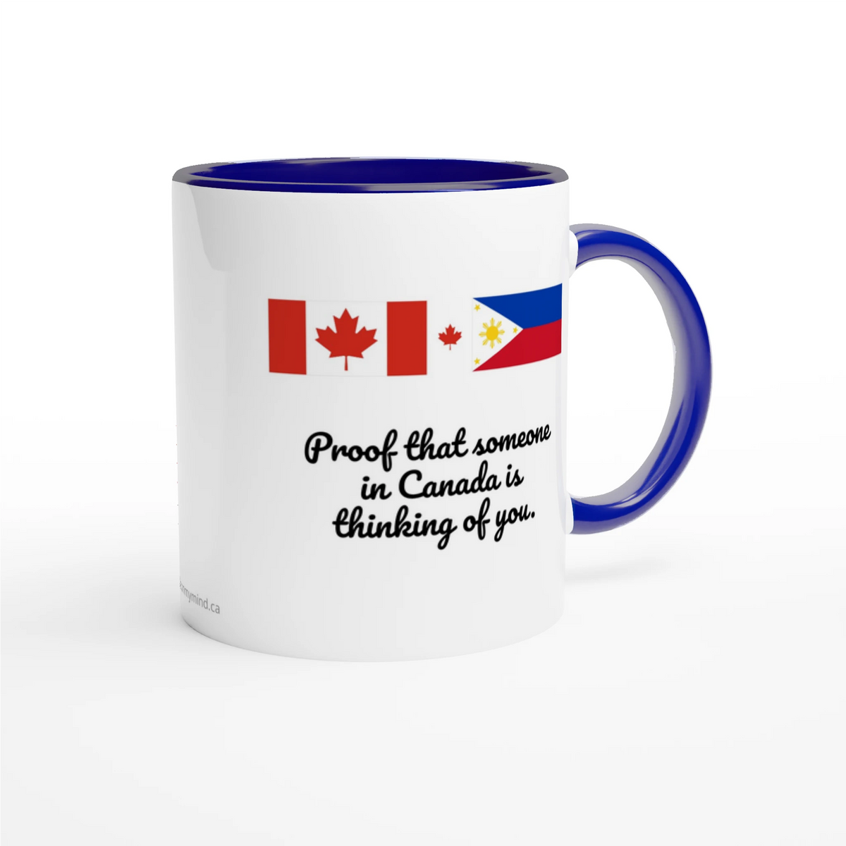 Canada and Philippines flag mug, colour option