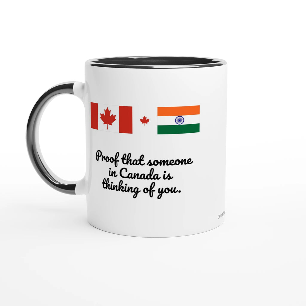 Canada and India Flag Mug: Proof Someone in Canada Is Thinking of You, view 3