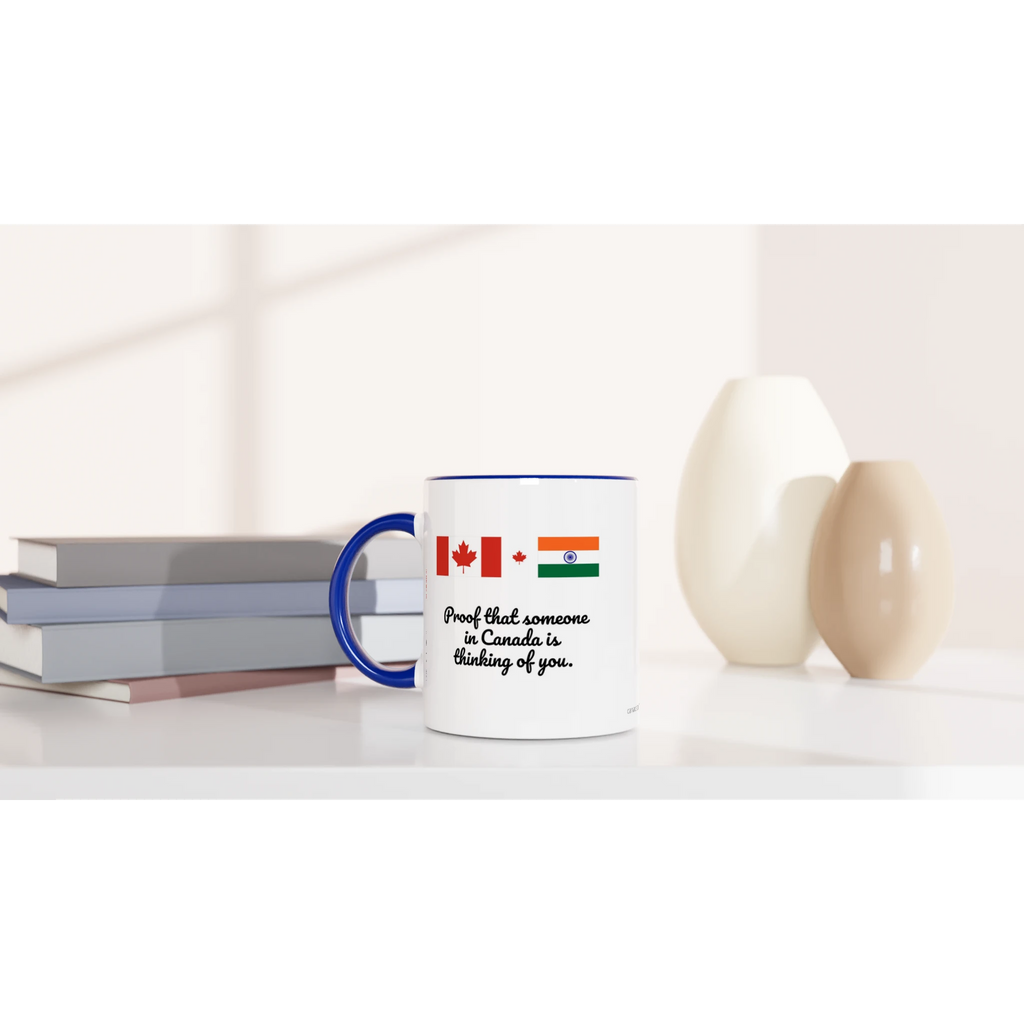 Canada and India Flag Mug: Proof Someone in Canada Is Thinking of You, view 8