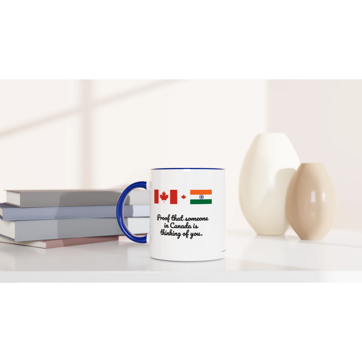 Canada and India Flag Mug: Proof Someone in Canada Is Thinking of You, view 8