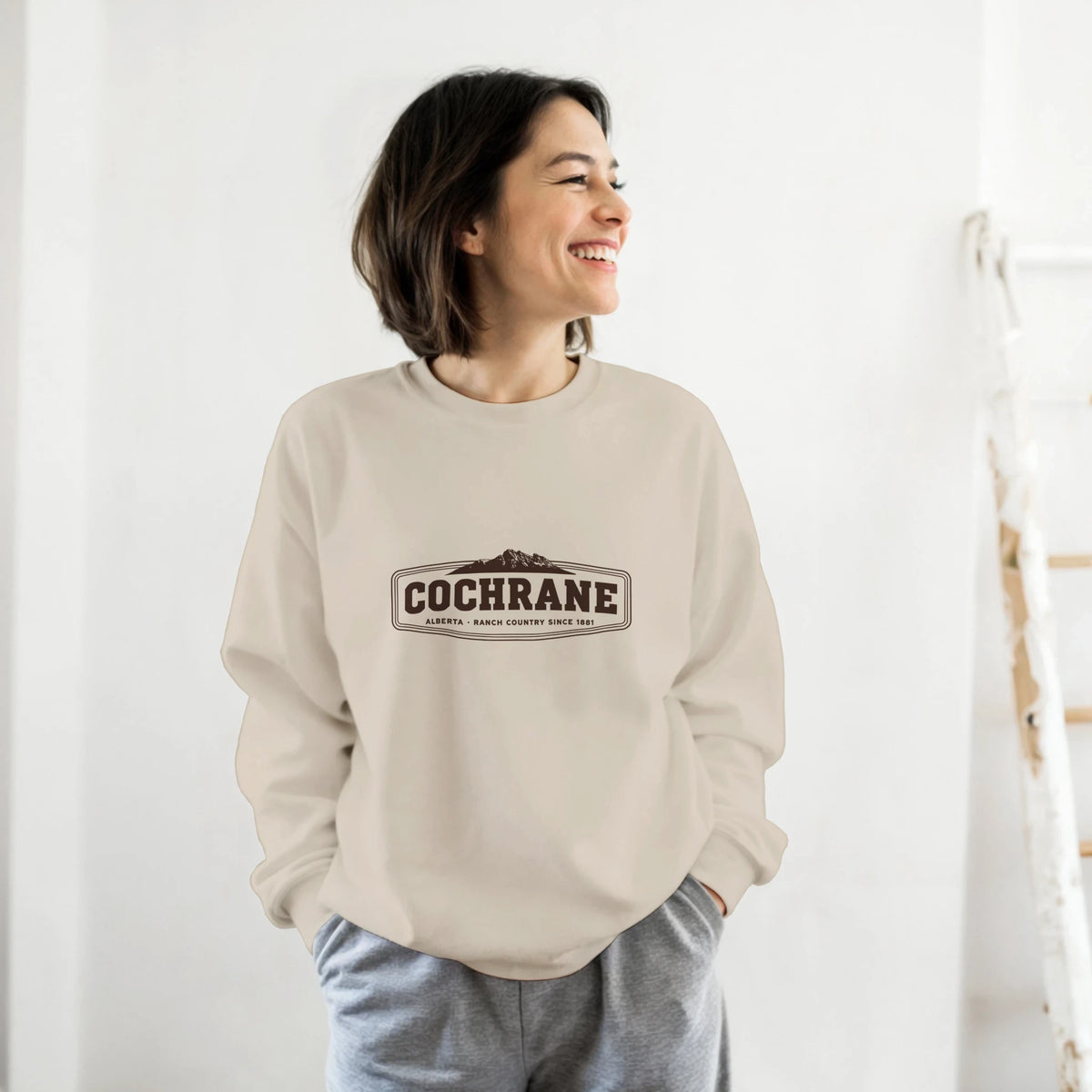 Cochrane Alberta Crewneck Sweatshirt, view 6