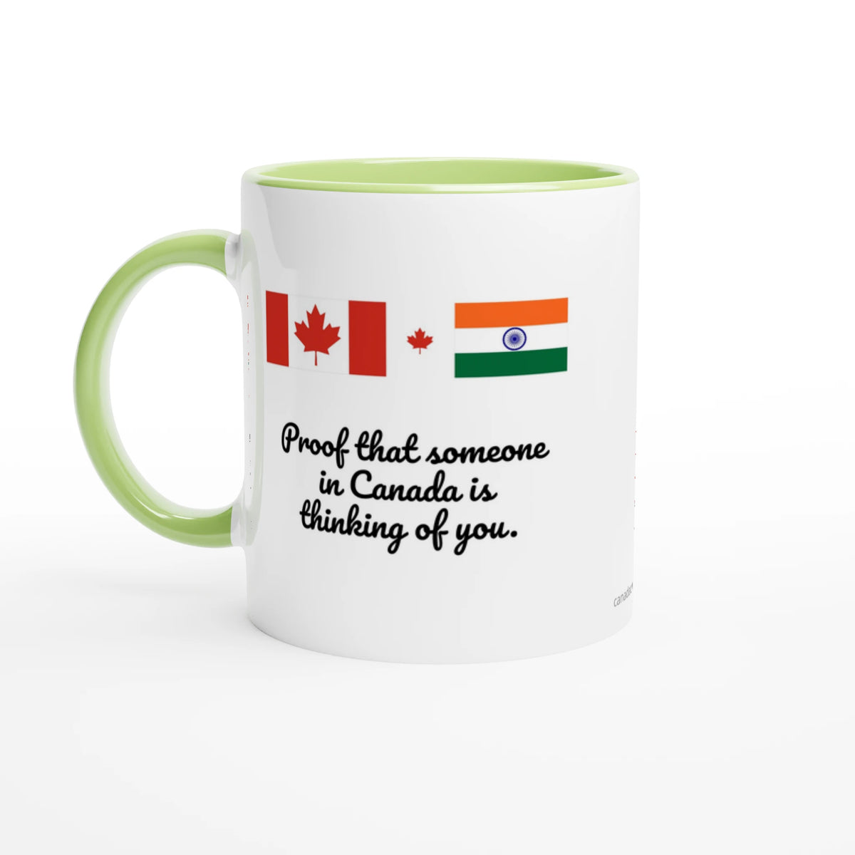 Canada and India Flag Mug: Proof Someone in Canada Is Thinking of You, view 6