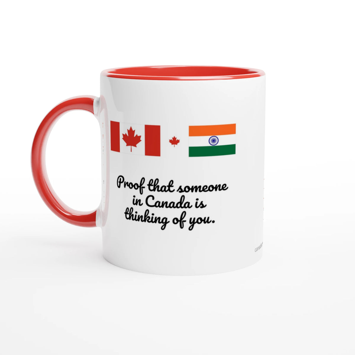 Canada and India Flag Mug: Proof Someone in Canada Is Thinking of You, view 5