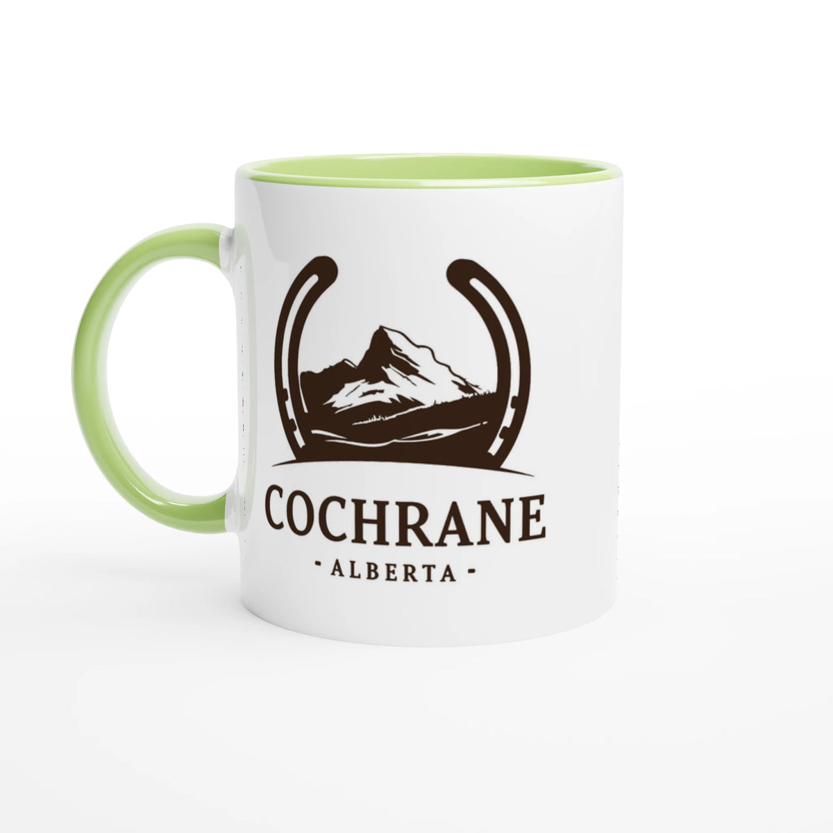 Cochrane Alberta Horseshoe Mug, view 4