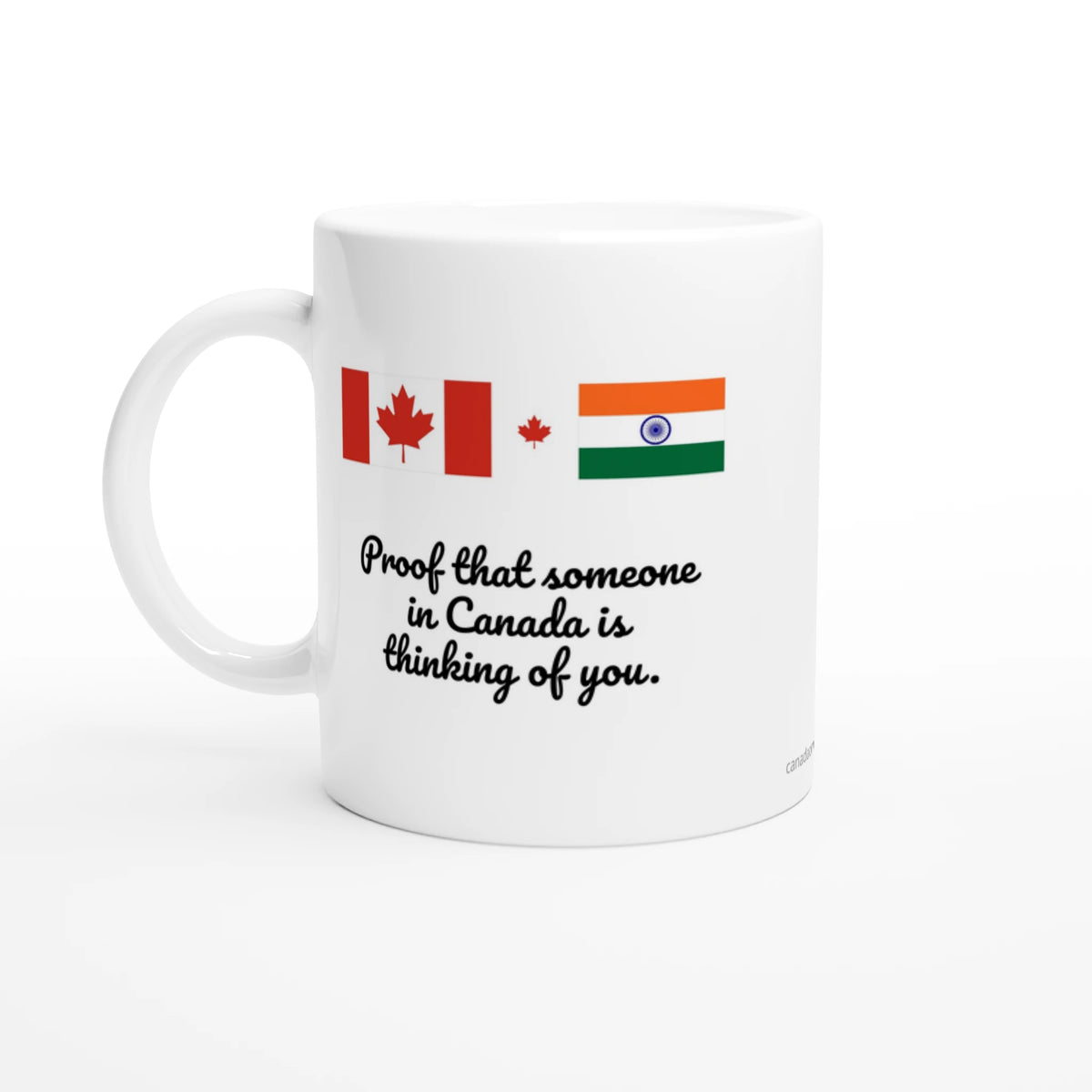 Canada and India Flag Mug: Proof Someone in Canada Is Thinking of You, view 4