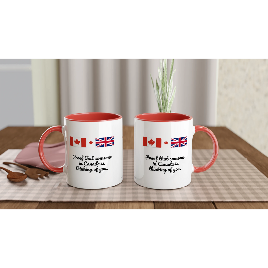 Canada and UK Flag Mug: Proof Someone in Canada Is Thinking of You, view 10