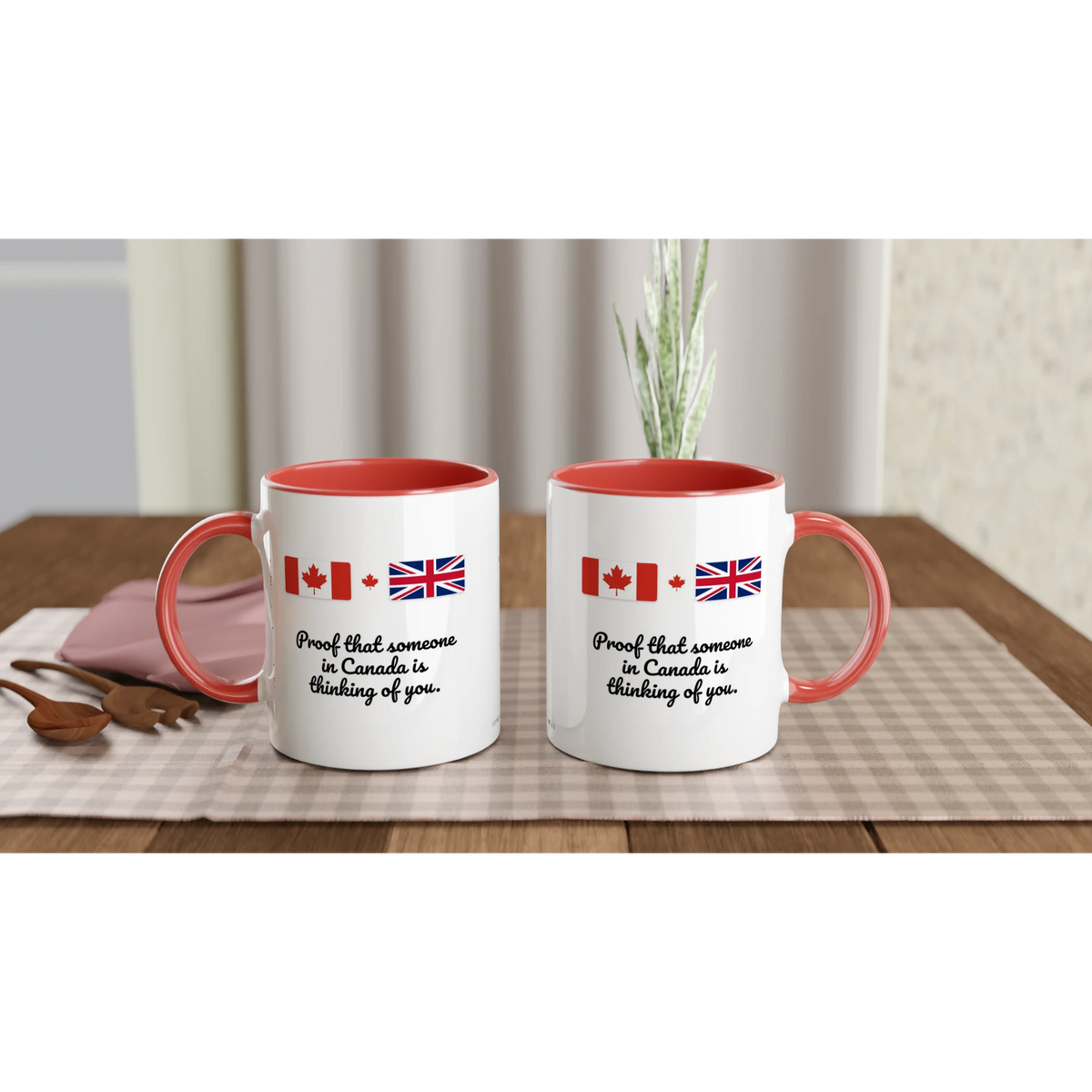 Canada and UK Flag Mug: Proof Someone in Canada Is Thinking of You, view 10