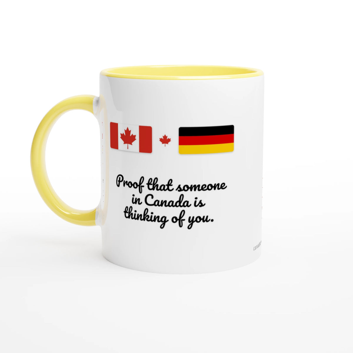 Canada and Germany Flag Mug: Proof Someone in Canada Is Thinking of You, view 3