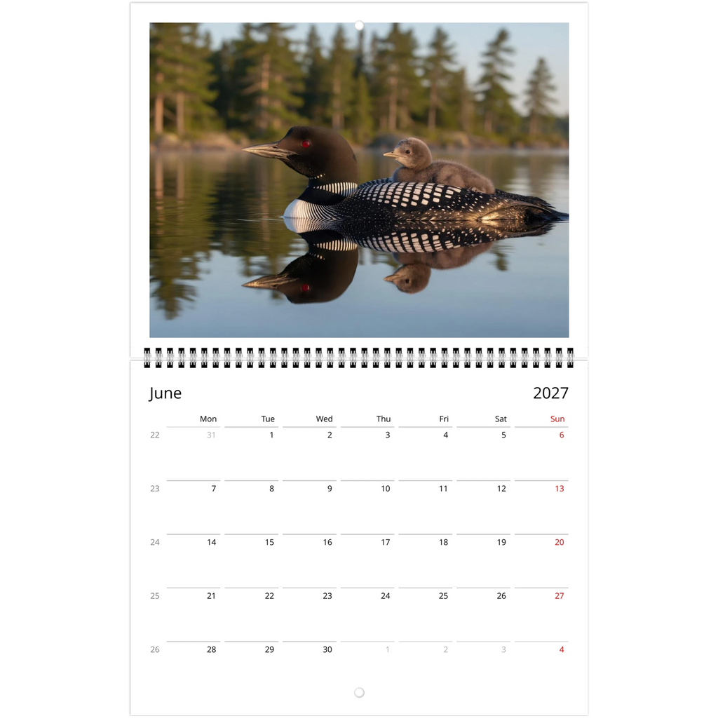 Wild Canada 2027 Wildlife Wall Calendar, Canada and USA Edition, view 4