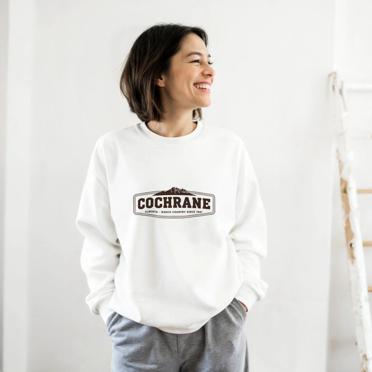 Cochrane Alberta Crewneck Sweatshirt, view 16