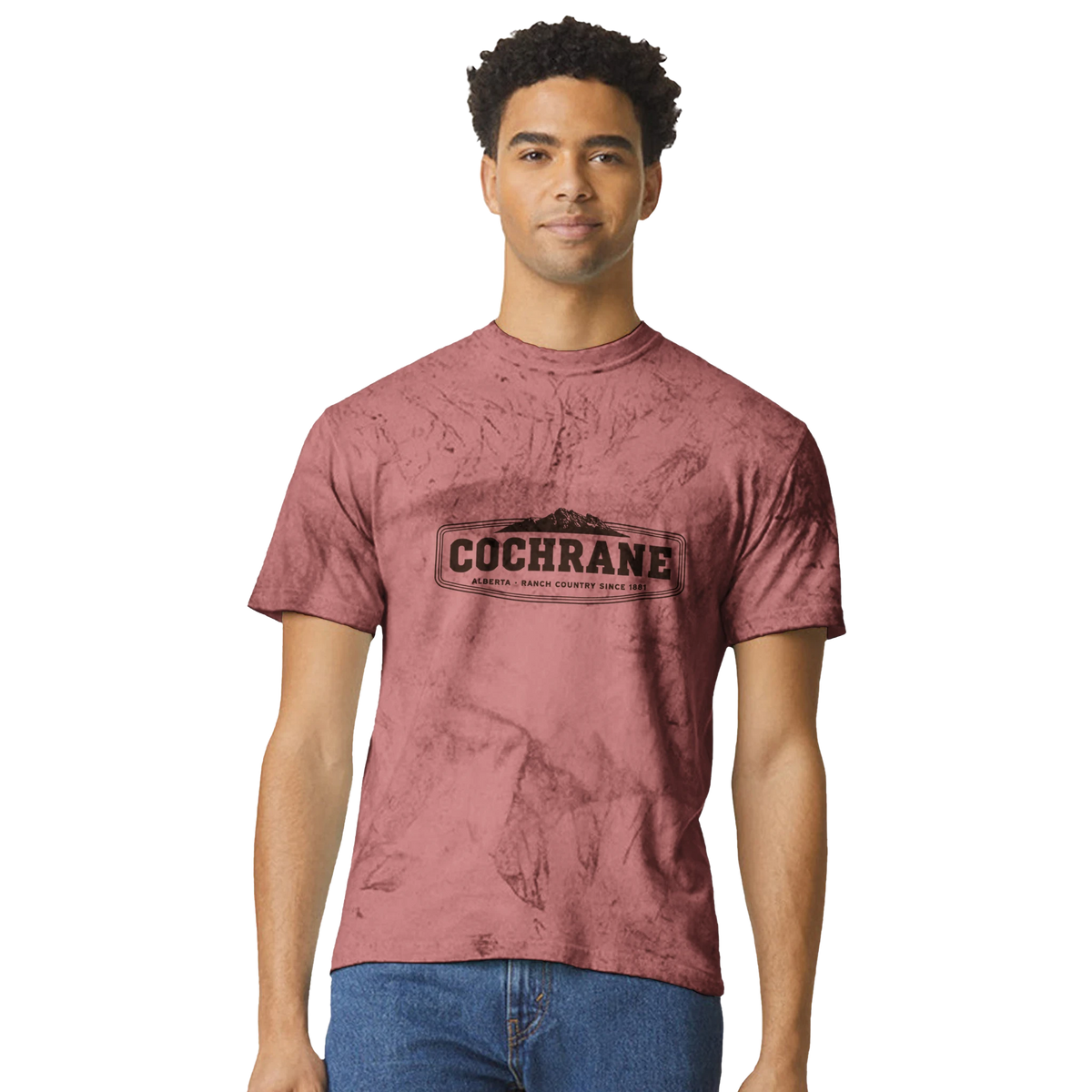 Cochrane Alberta Tie Dye Tee, view 2