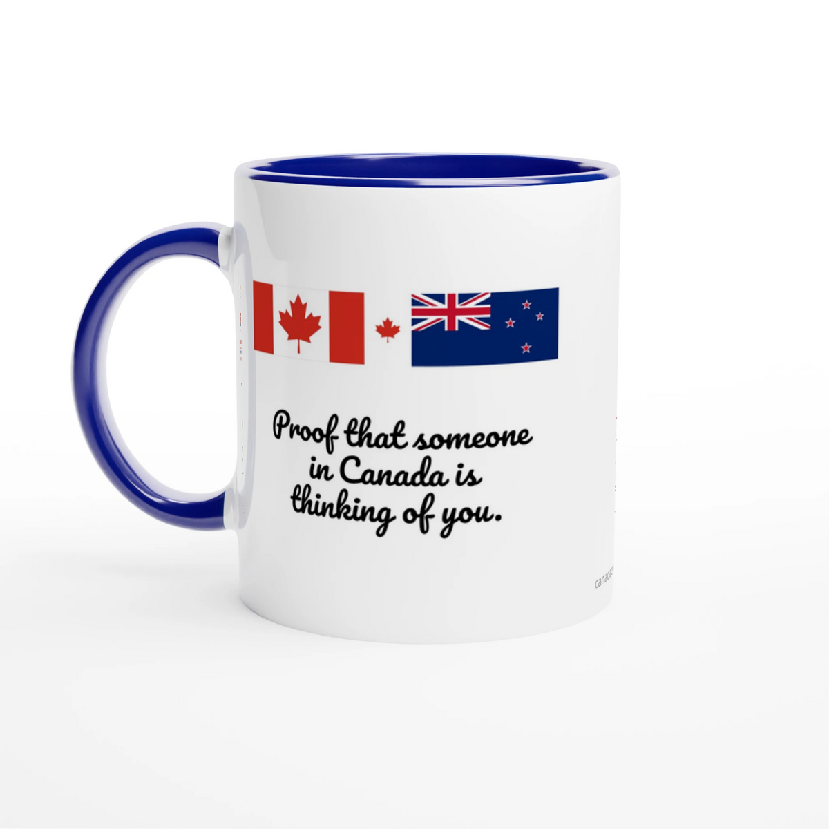 Canada and New Zealand Flag Mug: Proof Someone in Canada Is Thinking of You