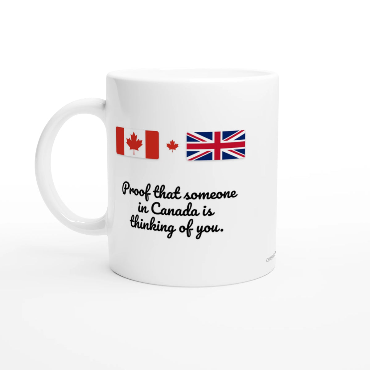 Canada and UK Flag Mug: Proof Someone in Canada Is Thinking of You, view 4