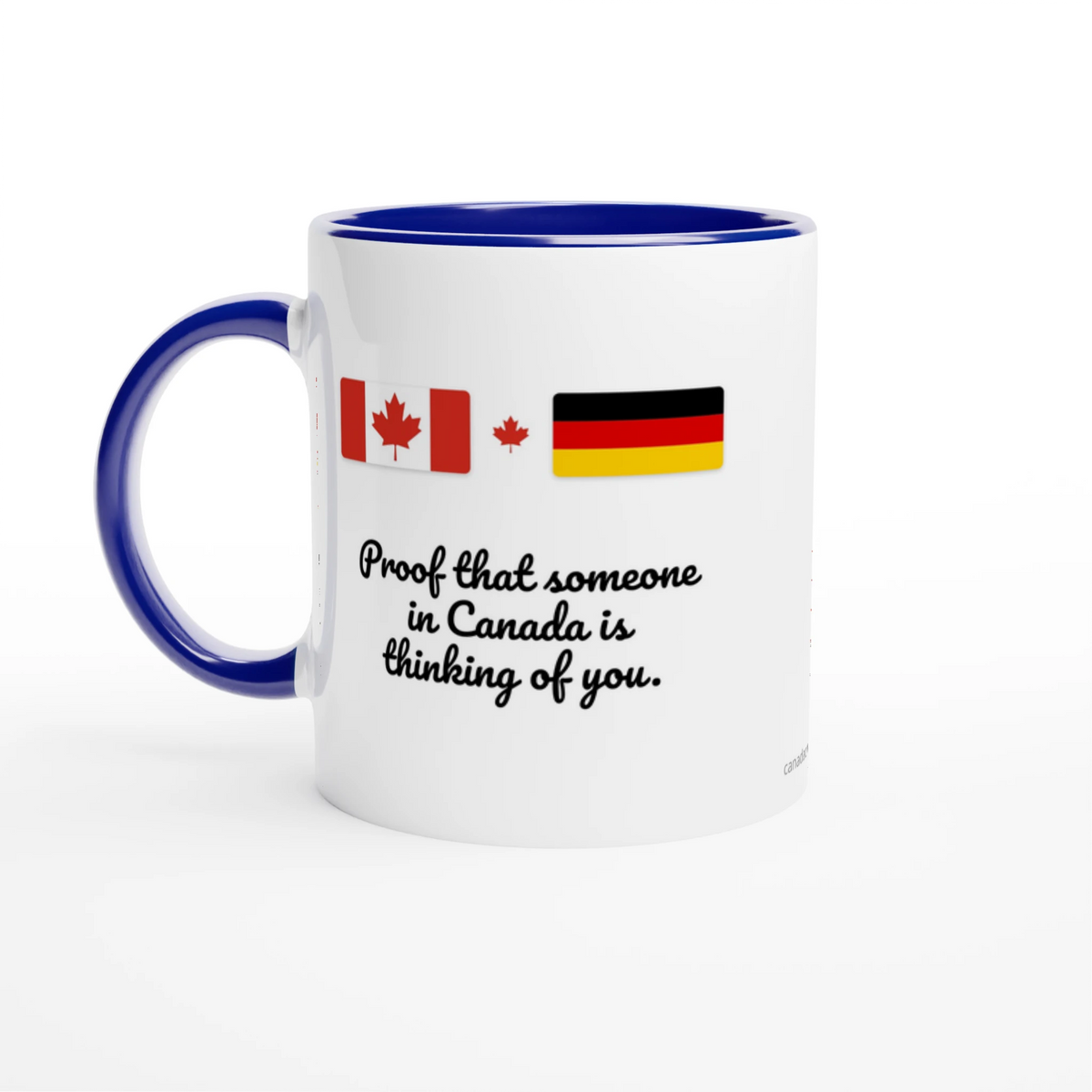 Canada and Germany Flag Mug: Proof Someone in Canada Is Thinking of You