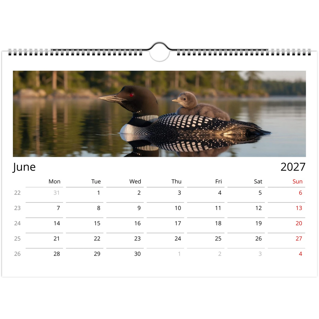 Wild Canada 2027 Wildlife Wall Calendar, International Edition, view 3